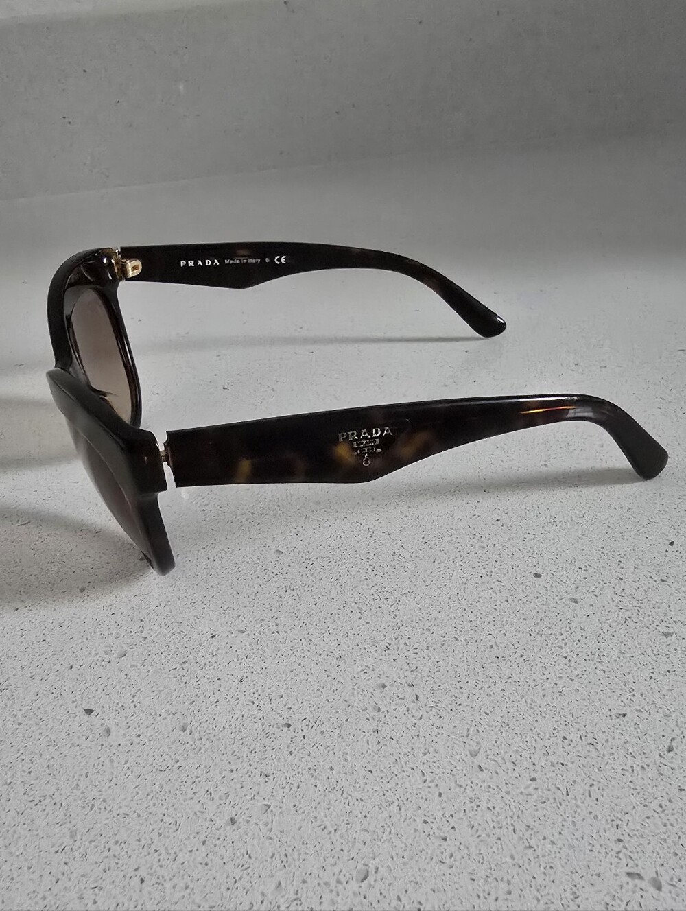 Prada Tortoiseshell Cat-Eye Sunglasses - Brown Gradient Lenses - Picture 8 of 9